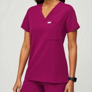 Figs Magenta Top Large